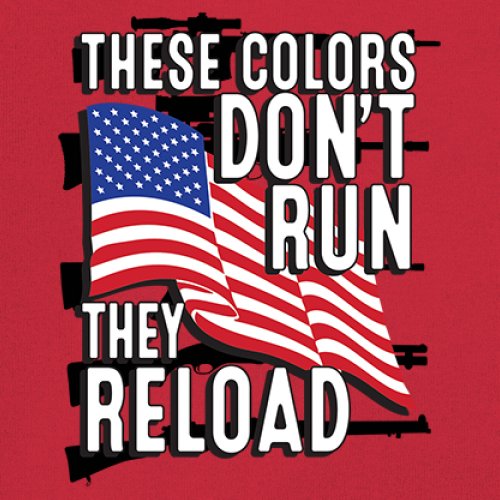 These Colors Don't Run They Reload Sweatshirt American 2nd Amendment Hoodie - Picture 32 of 57