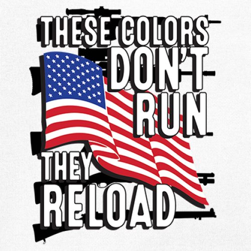 These Colors Don't Run They Reload Sweatshirt American 2nd Amendment Hoodie - Picture 39 of 57