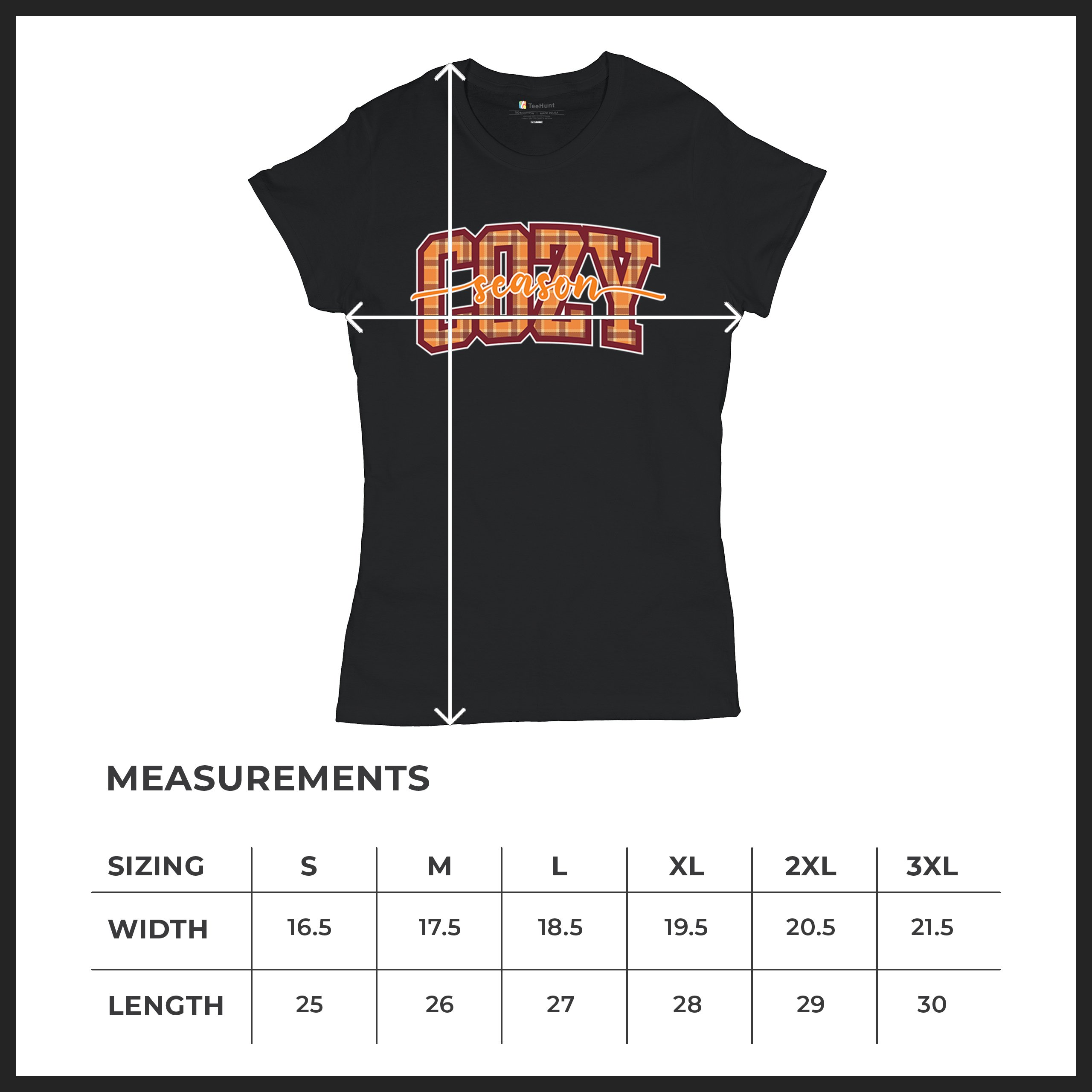 Cozy Season T-Shirt Fall Pumpkin Spice Cute Thanksgiving Turkey Day Women's Tee - 第 8/50 張圖片