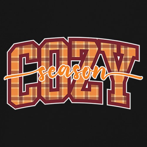 Cozy Season T-Shirt Fall Pumpkin Spice Cute Thanksgiving Turkey Day Women's Tee - 第 4/50 張圖片