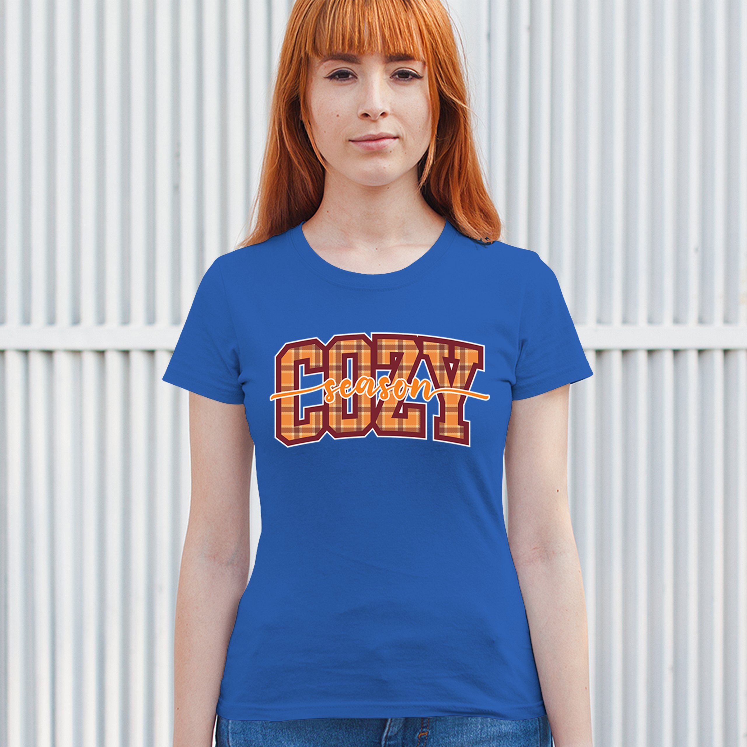 Cozy Season T-Shirt Fall Pumpkin Spice Cute Thanksgiving Turkey Day Women's Tee - 第 33/50 張圖片
