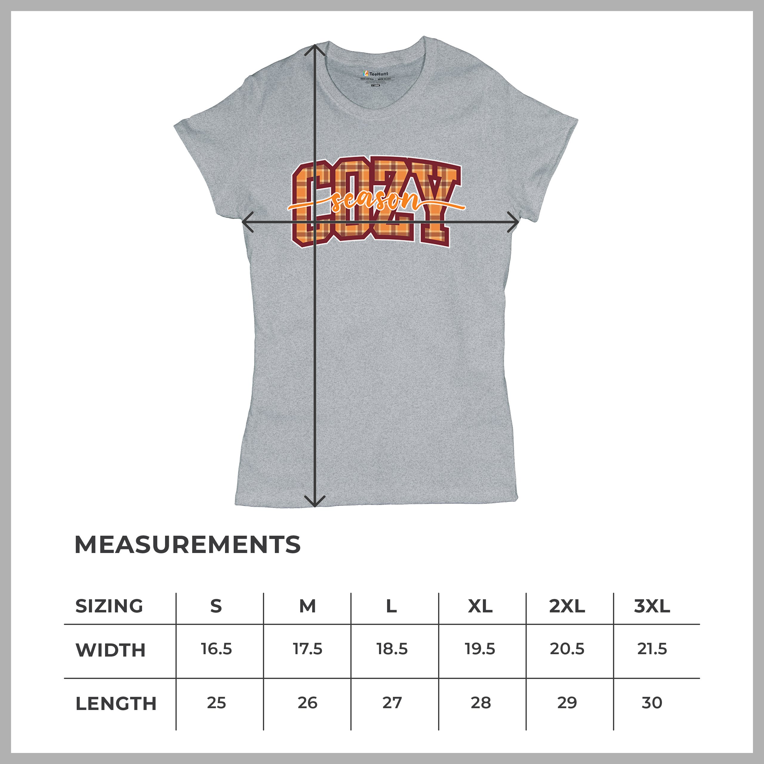 Cozy Season T-Shirt Fall Pumpkin Spice Cute Thanksgiving Turkey Day Women's Tee - 第 15/50 張圖片
