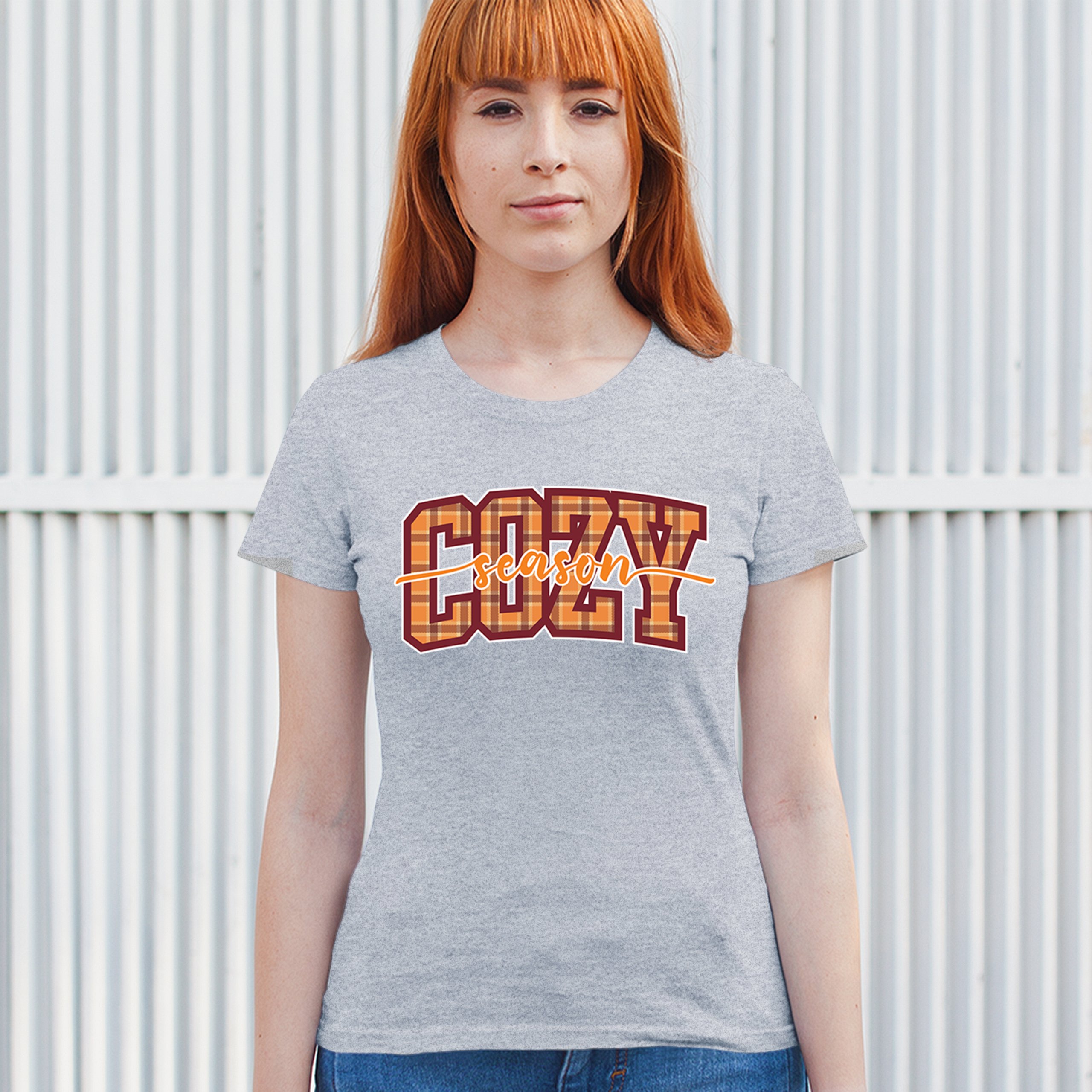 Cozy Season T-Shirt Fall Pumpkin Spice Cute Thanksgiving Turkey Day Women's Tee - 第 12/50 張圖片