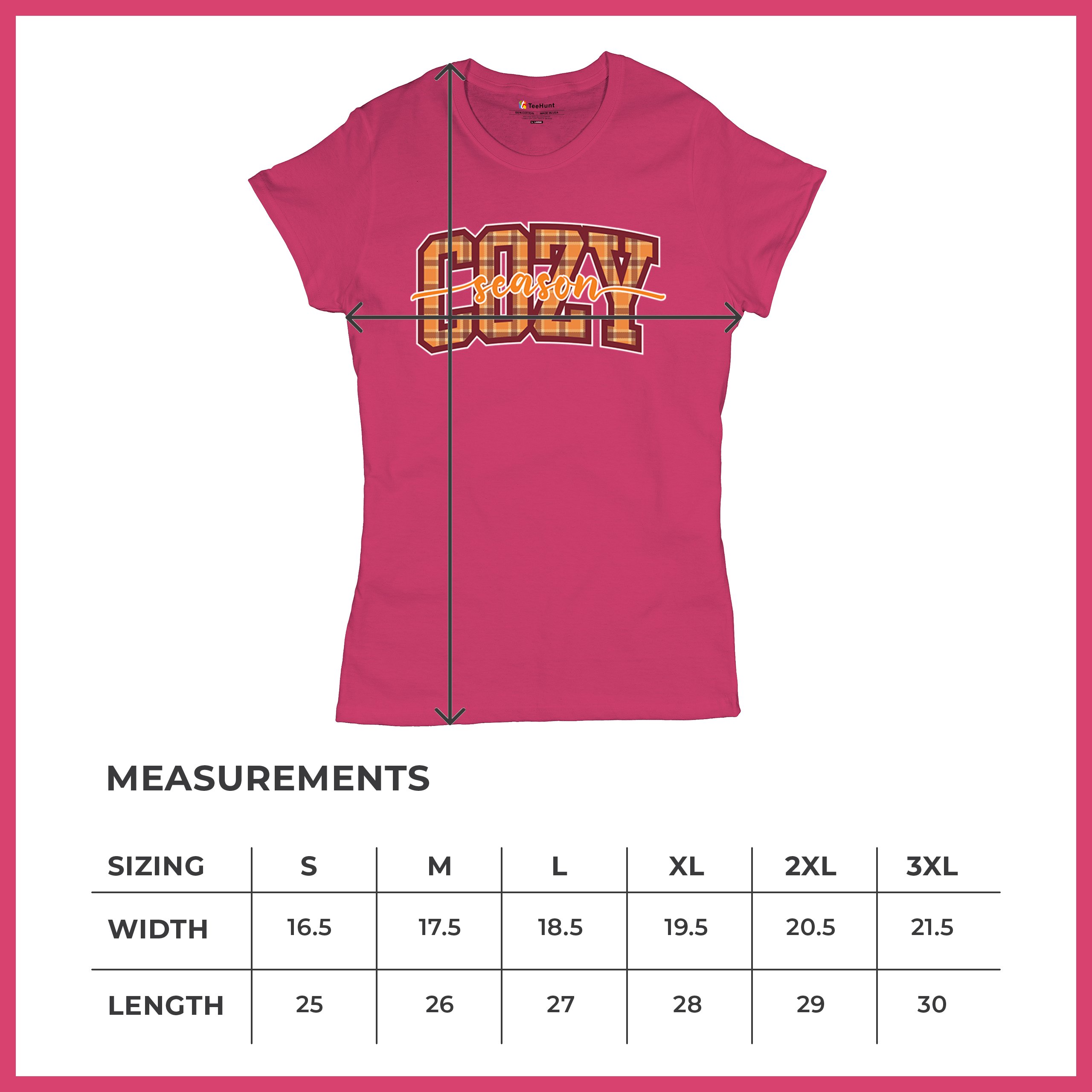 Cozy Season T-Shirt Fall Pumpkin Spice Cute Thanksgiving Turkey Day Women's Tee - 第 50/50 張圖片