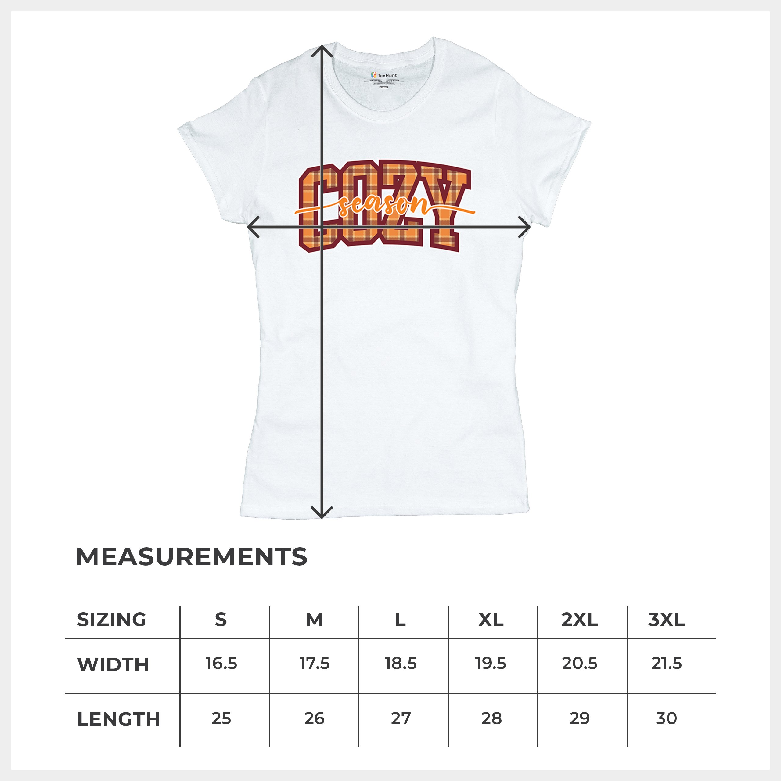 Cozy Season T-Shirt Fall Pumpkin Spice Cute Thanksgiving Turkey Day Women's Tee - 第 29/50 張圖片