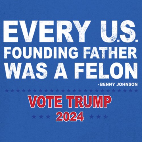 Vote Trump 2024 Tank Top Every US Founding Father Was a Felon MAGA Men's Top - Picture 25 of 29