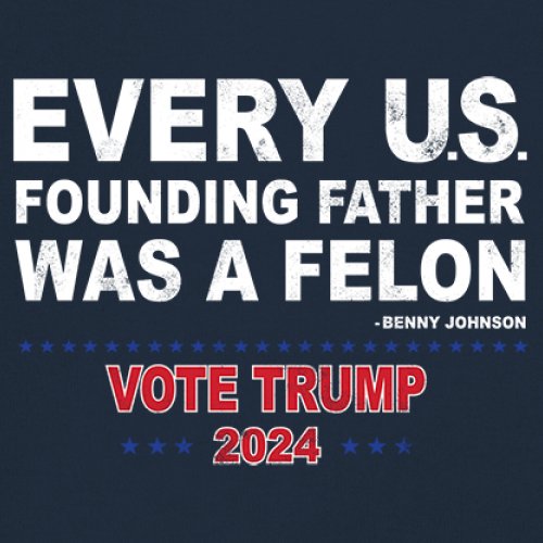 Vote Trump 2024 Tank Top Every US Founding Father Was a Felon MAGA Men's Top - Picture 18 of 29