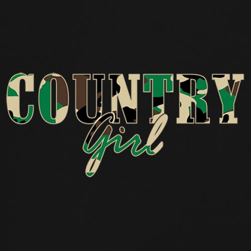 Country Girl Camo Youth T-shirt Small Town Cowgirl Farm Life Military Kids - Picture 4 of 50