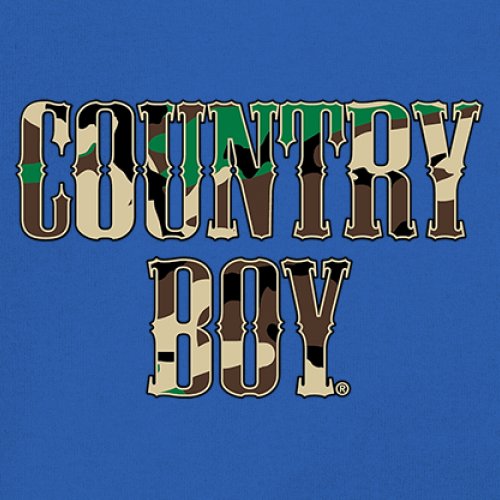 Country Boy Camo Crest Youth T-shirt Small Town Rodeo Cowboy Military Kids - Picture 39 of 50
