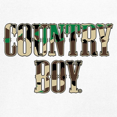 Country Boy Camo Crest Youth T-shirt Small Town Rodeo Cowboy Military Kids - Picture 25 of 50
