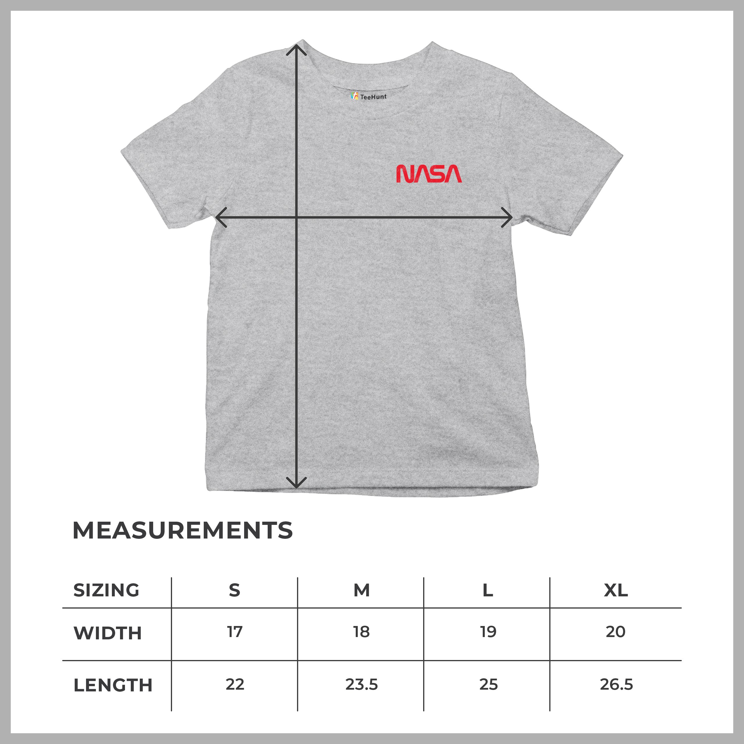 Vintage NASA Logo Crest Youth T-shirt Space Astronaut Souvenir Emblem Kids - Picture 15 of 43