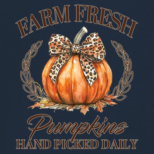 Farm Fresh Pumpkins Women's Long Sleeve T-shirt Fall Cozy Thanksgiving Cute - Picture 32 of 50