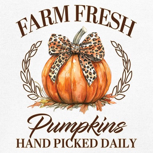 Farm Fresh Pumpkins Women's Long Sleeve T-shirt Fall Cozy Thanksgiving Cute - Picture 4 of 50