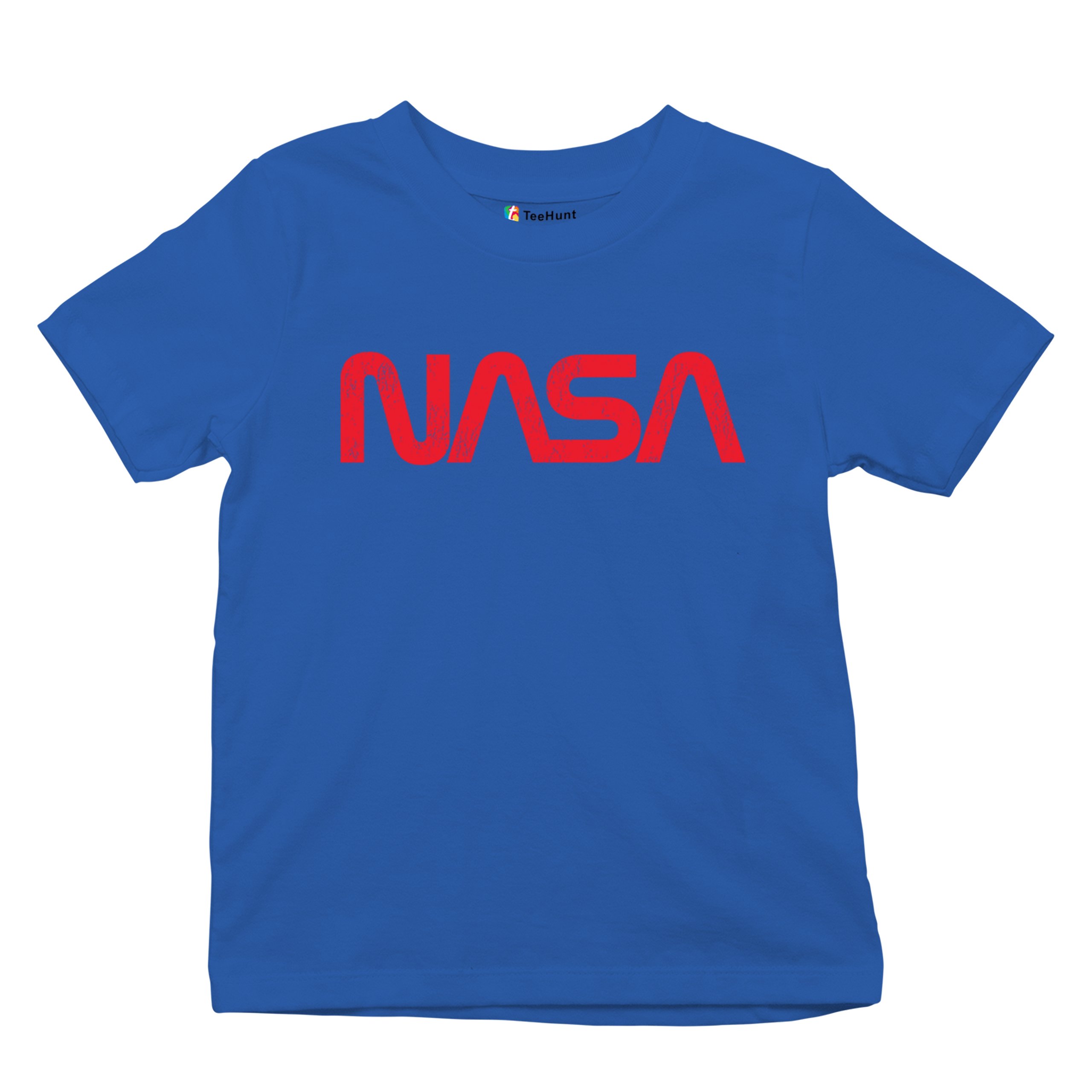 Vintage NASA Worm Logo Youth T-shirt Astronaut Space Souvenir Emblem Kids - Picture 20 of 36
