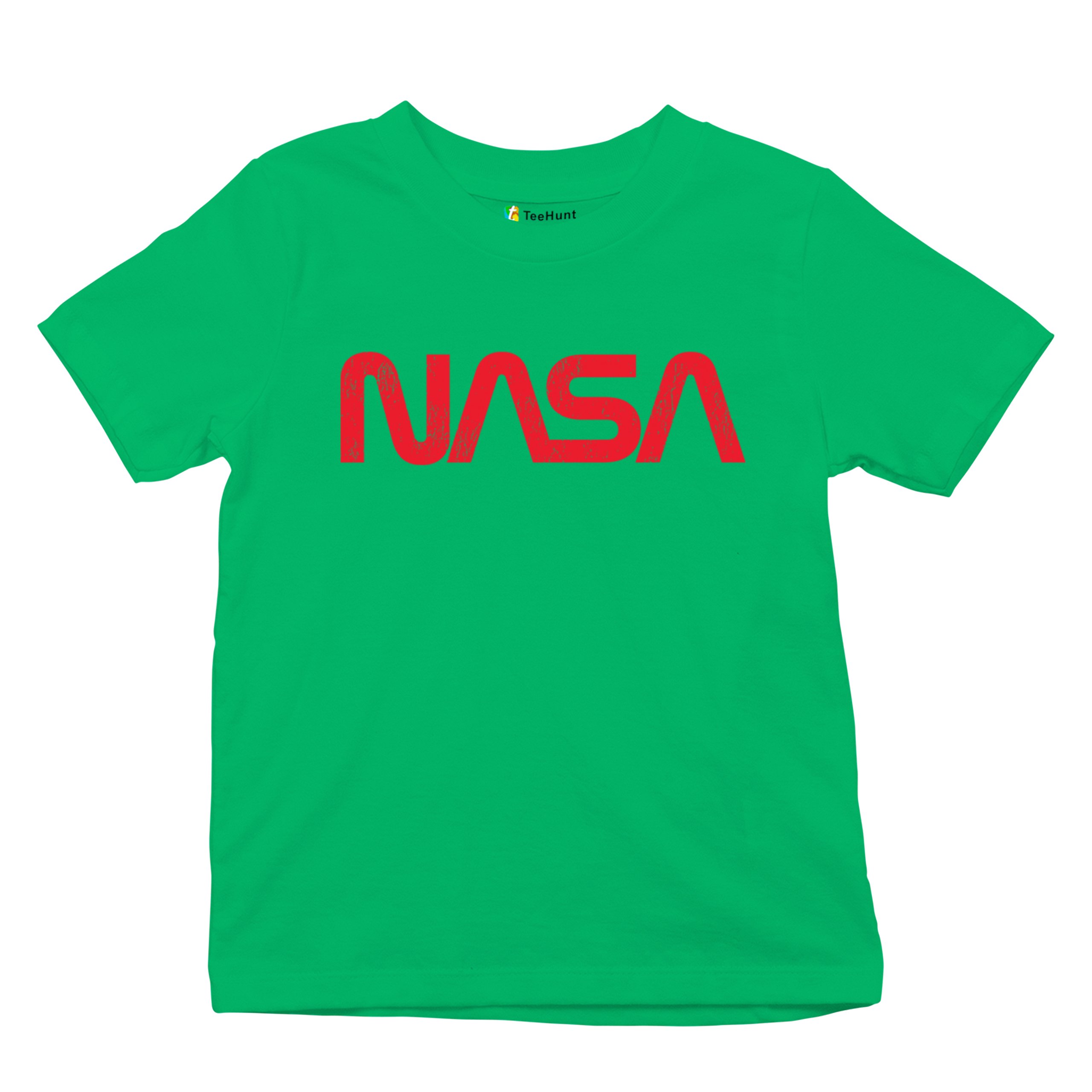 Vintage NASA Worm Logo Youth T-shirt Astronaut Space Souvenir Emblem Kids - Picture 34 of 36