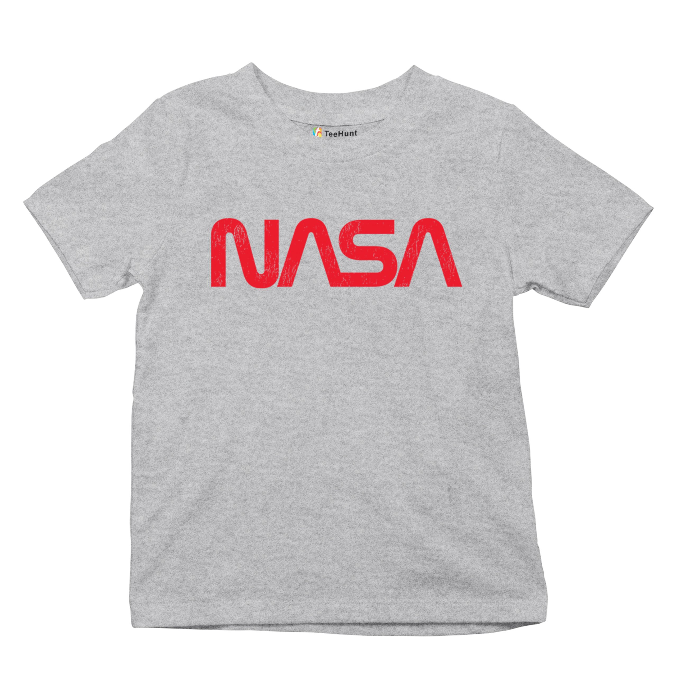 Vintage NASA Worm Logo Youth T-shirt Astronaut Space Souvenir Emblem Kids - Picture 13 of 36