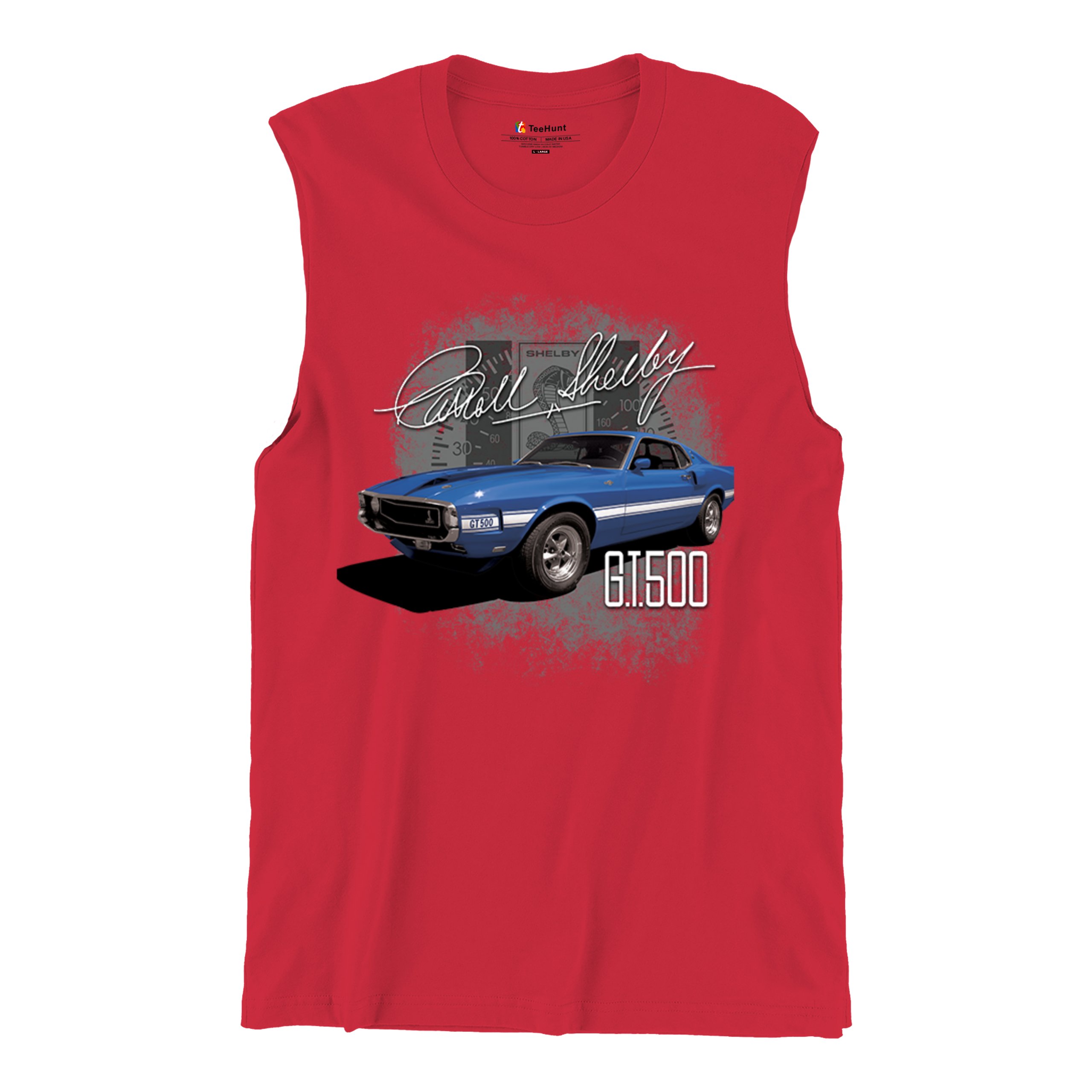 Maglietta Uomo Maniche Lunghe Ford Racing – Shelby Cobra Mustang American Muscle, Cotone