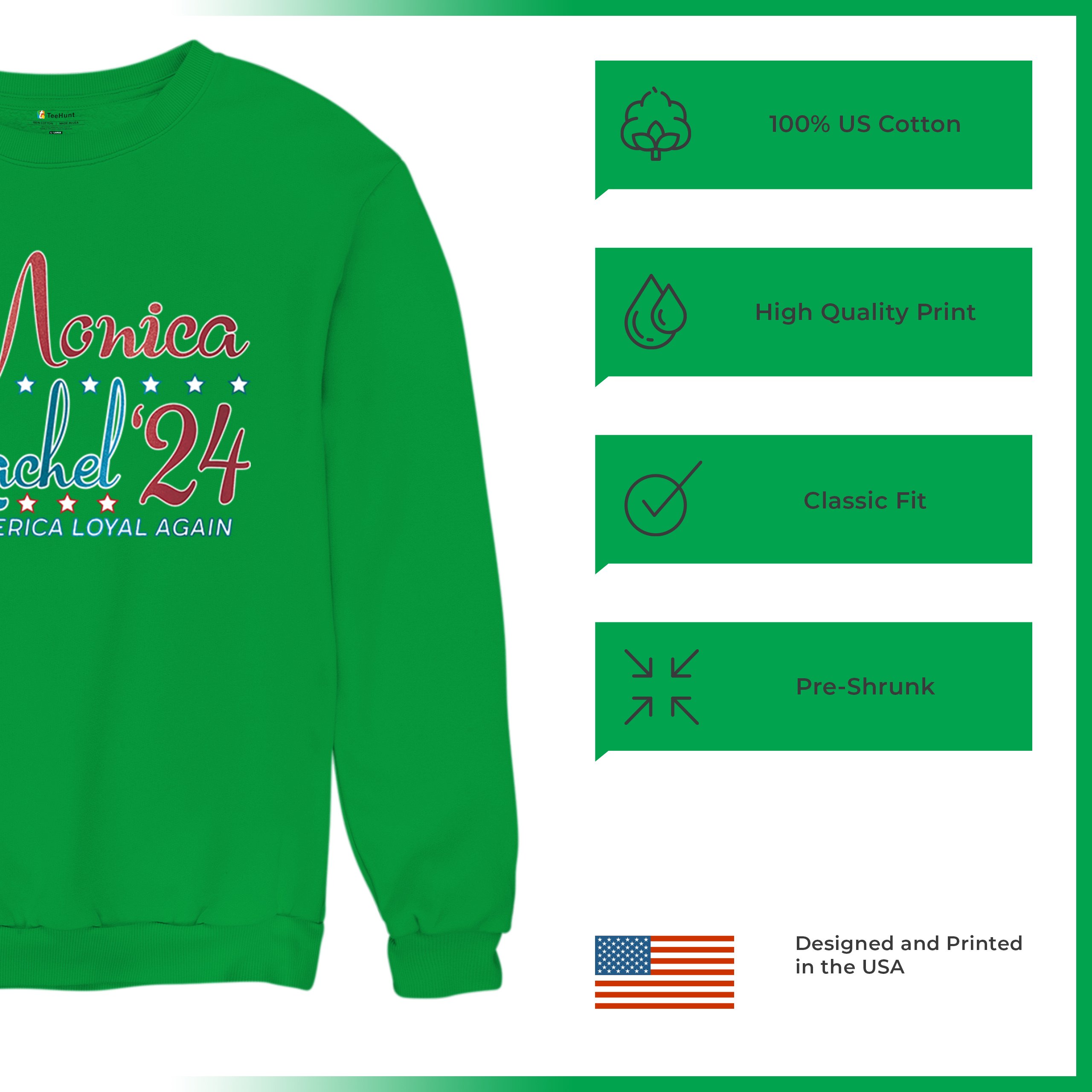 Monica Rachel 24 Make America Loyal Again Sweatshirt President Friends Crewneck - Picture 42 of 50