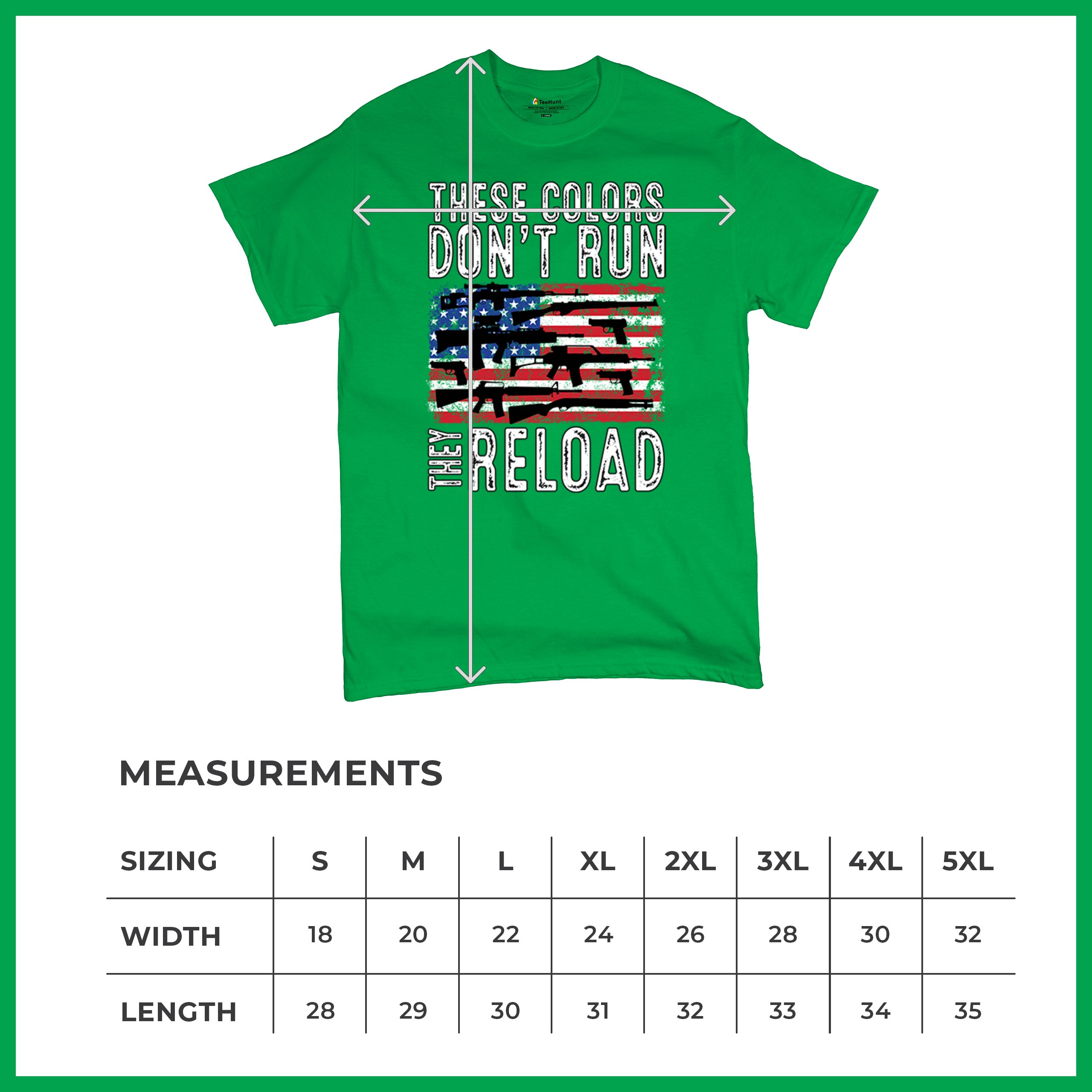 These Colors Don't Run They Reload T-shirt 2nd Amendment Gun Rights Men's Tee - Picture 64 of 113