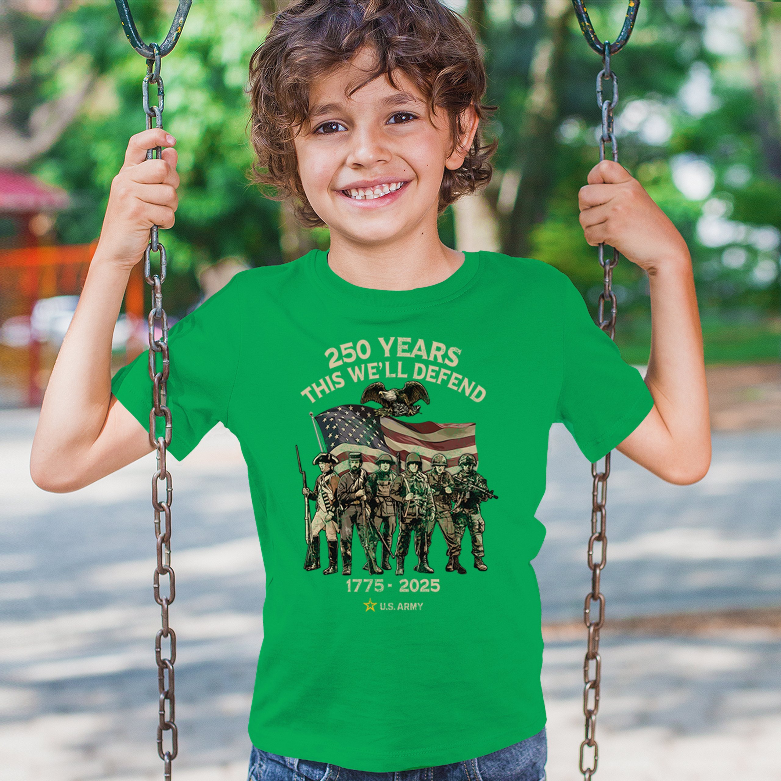 US Army 250 Years Youth T-shirt American Military Veteran DD 214 Kids - Picture 26 of 43