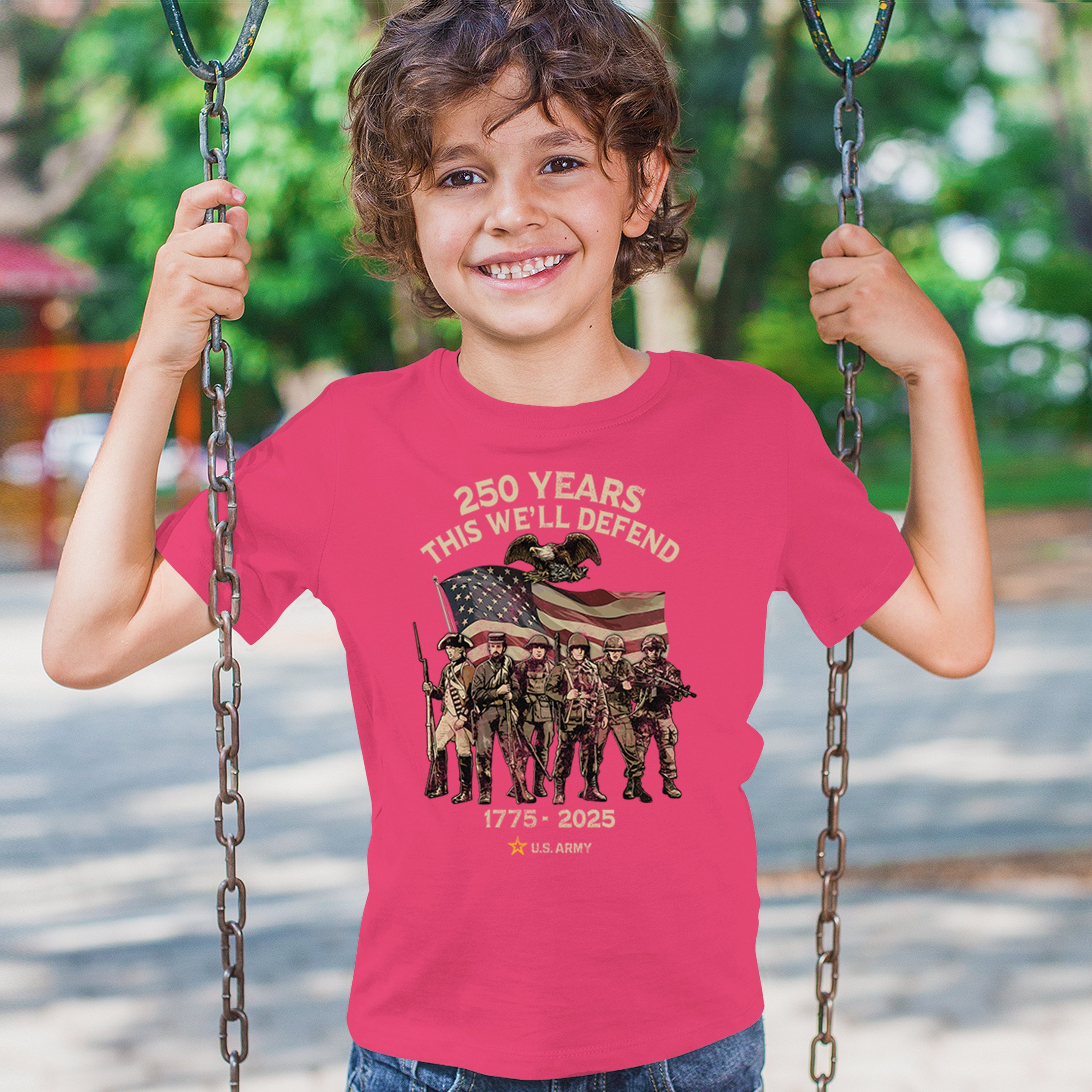 US Army 250 Years Youth T-shirt American Military Veteran DD 214 Kids - Picture 40 of 43
