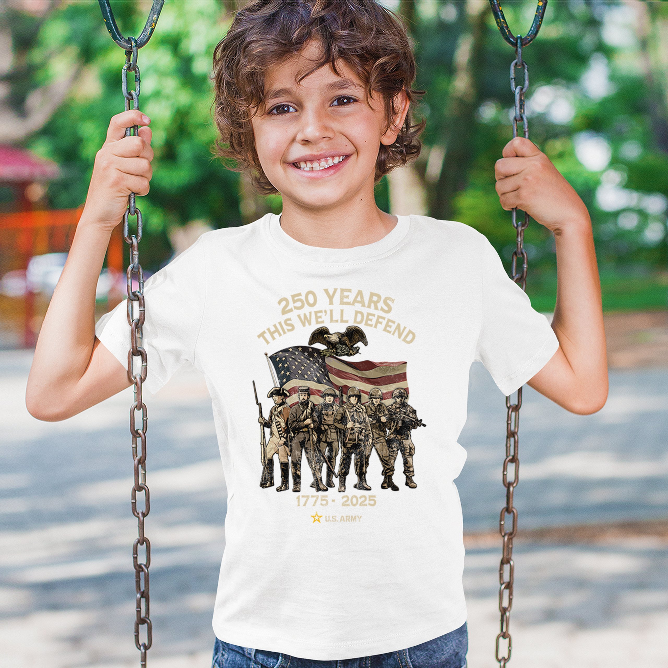 US Army 250 Years Youth T-shirt American Military Veteran DD 214 Kids - Picture 19 of 43