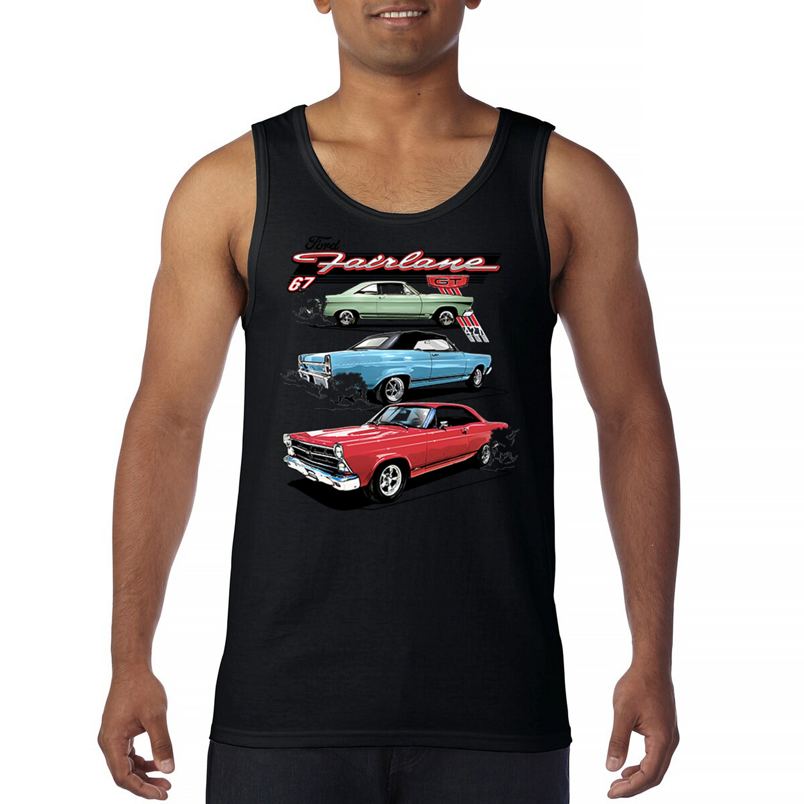 1967 Ford Fairlane GT Tank Top American Muscle Car Vintage 60s Retro Men’s Top