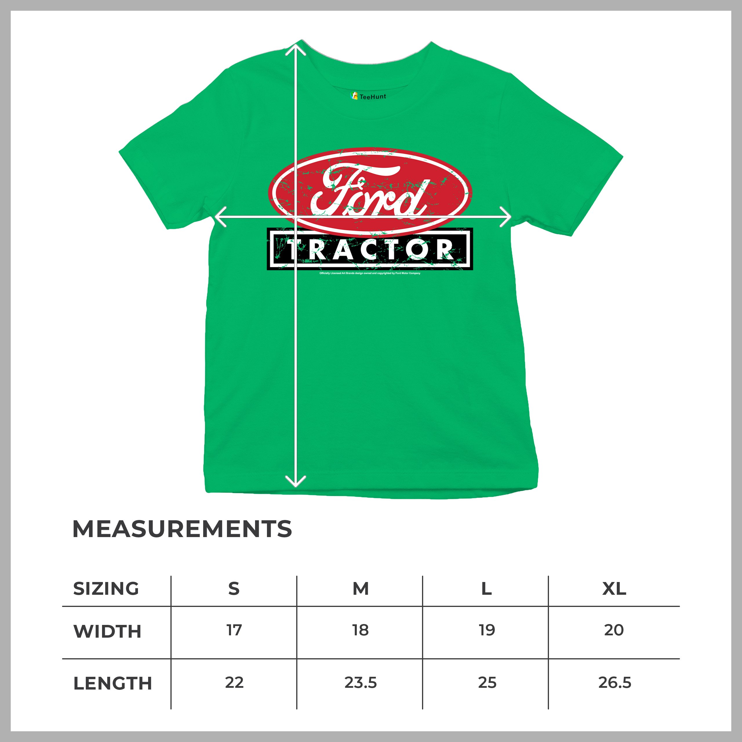 Ford Tractor Red Distressed Logo Youth T-shirt Vintage Farm Classic Brand Kids - Picture 29 of 43