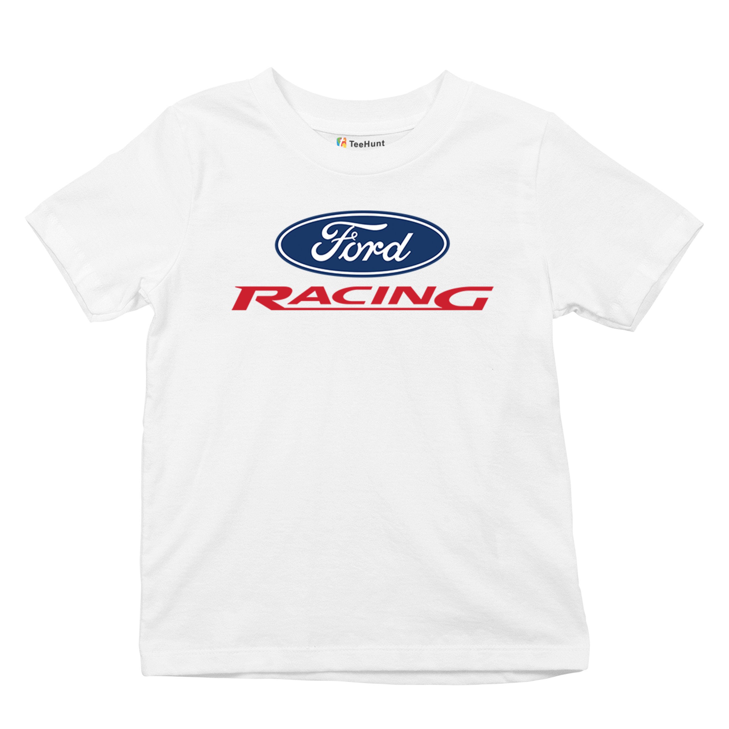 Ford Racing Youth T-shirt Muscle Car Mustang Shelby GT Boss Mach1 USA Kids - Picture 20 of 43