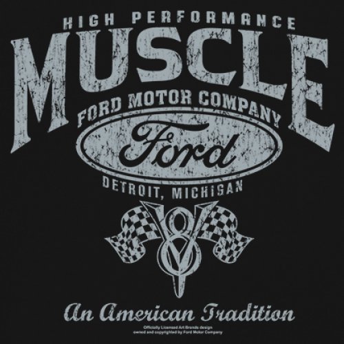 High Performance Muscle Ford Youth T-shirt American Tradition V8 Vintage Kids - Picture 4 of 43