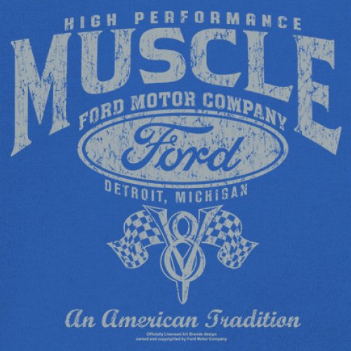 High Performance Muscle Ford Youth T-shirt American Tradition V8 Vintage Kids - Picture 32 of 43