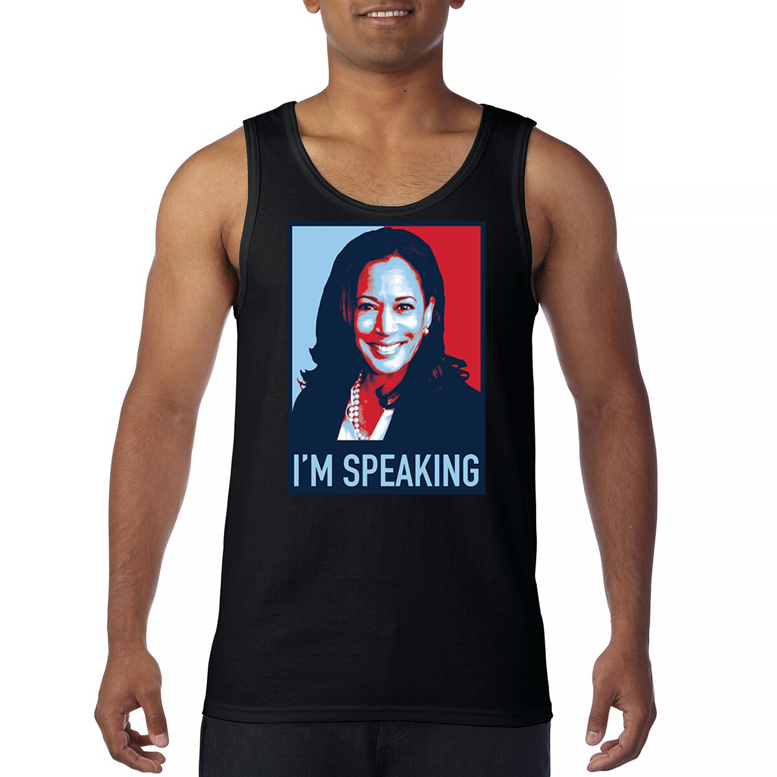 Kamala Harris I’m Speaking 2024 Tank Top President 47 Vote Blue USA Men’s Top