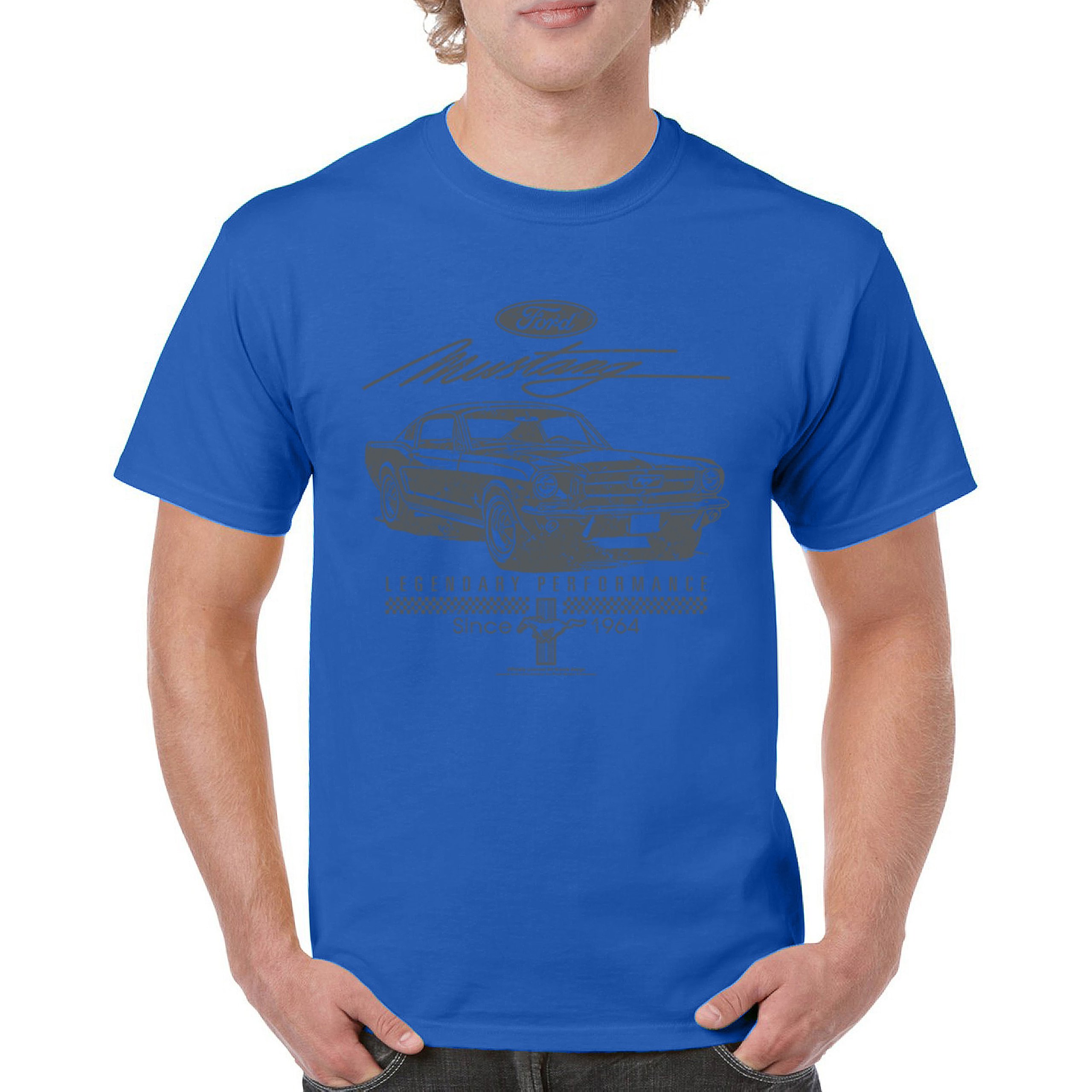 Mustang Legendary Performance Since Since 1964 T-shirt Ford Muscle Men's Tee - Picture 86 of 99