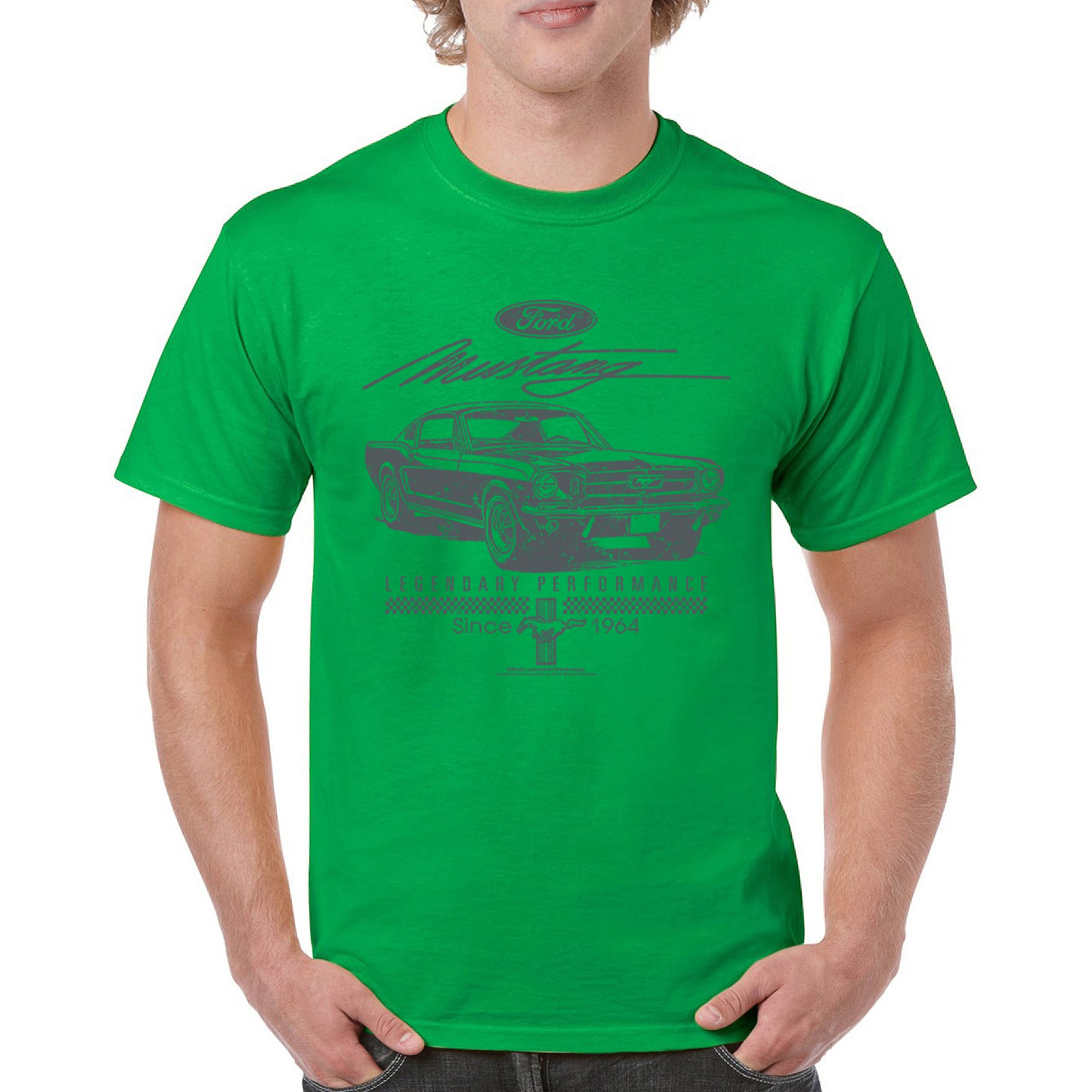 Mustang Legendary Performance Since Since 1964 T-shirt Ford Muscle Men's Tee - Picture 51 of 99