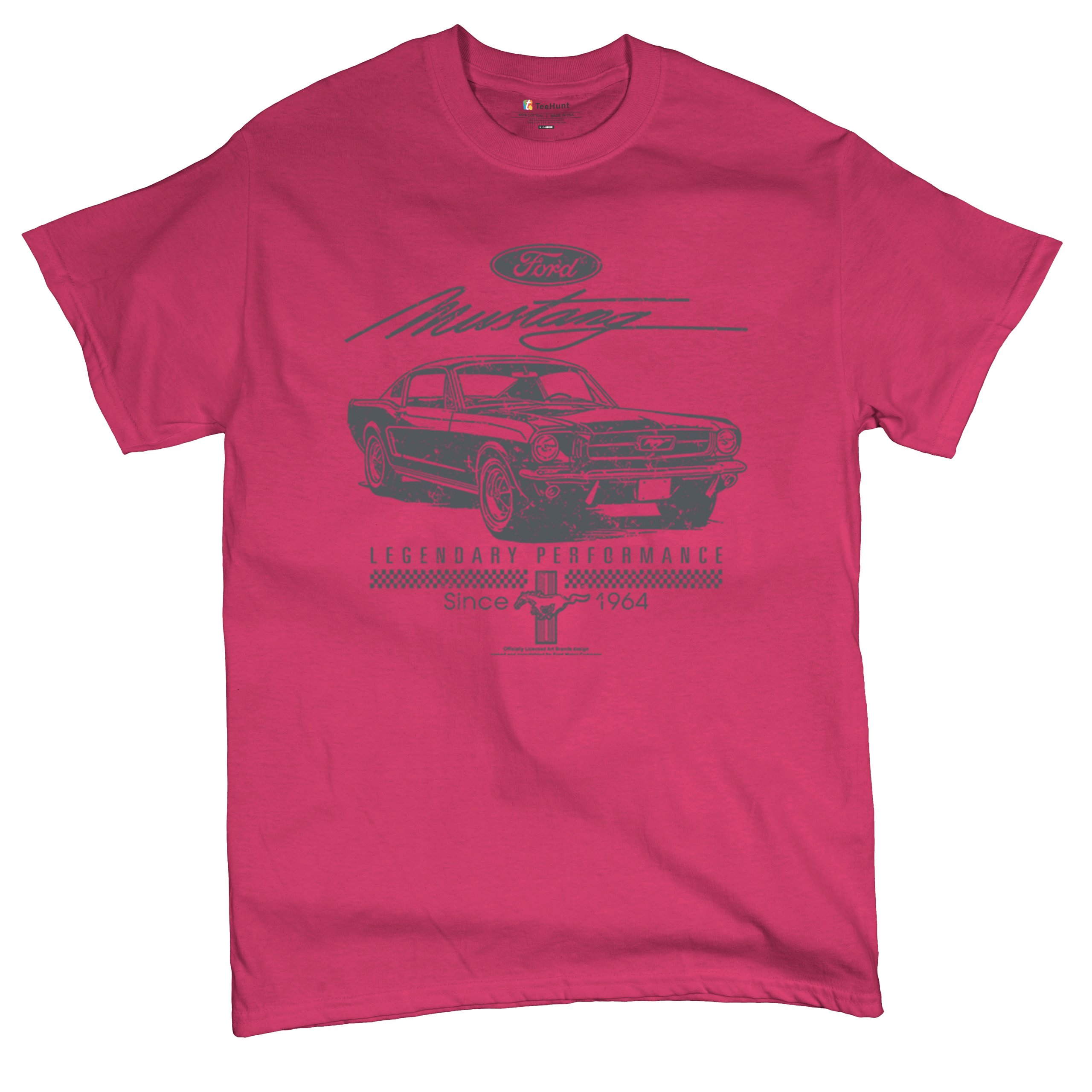 Mustang Legendary Performance Since Since 1964 T-shirt Ford Muscle Men's Tee - Picture 20 of 99