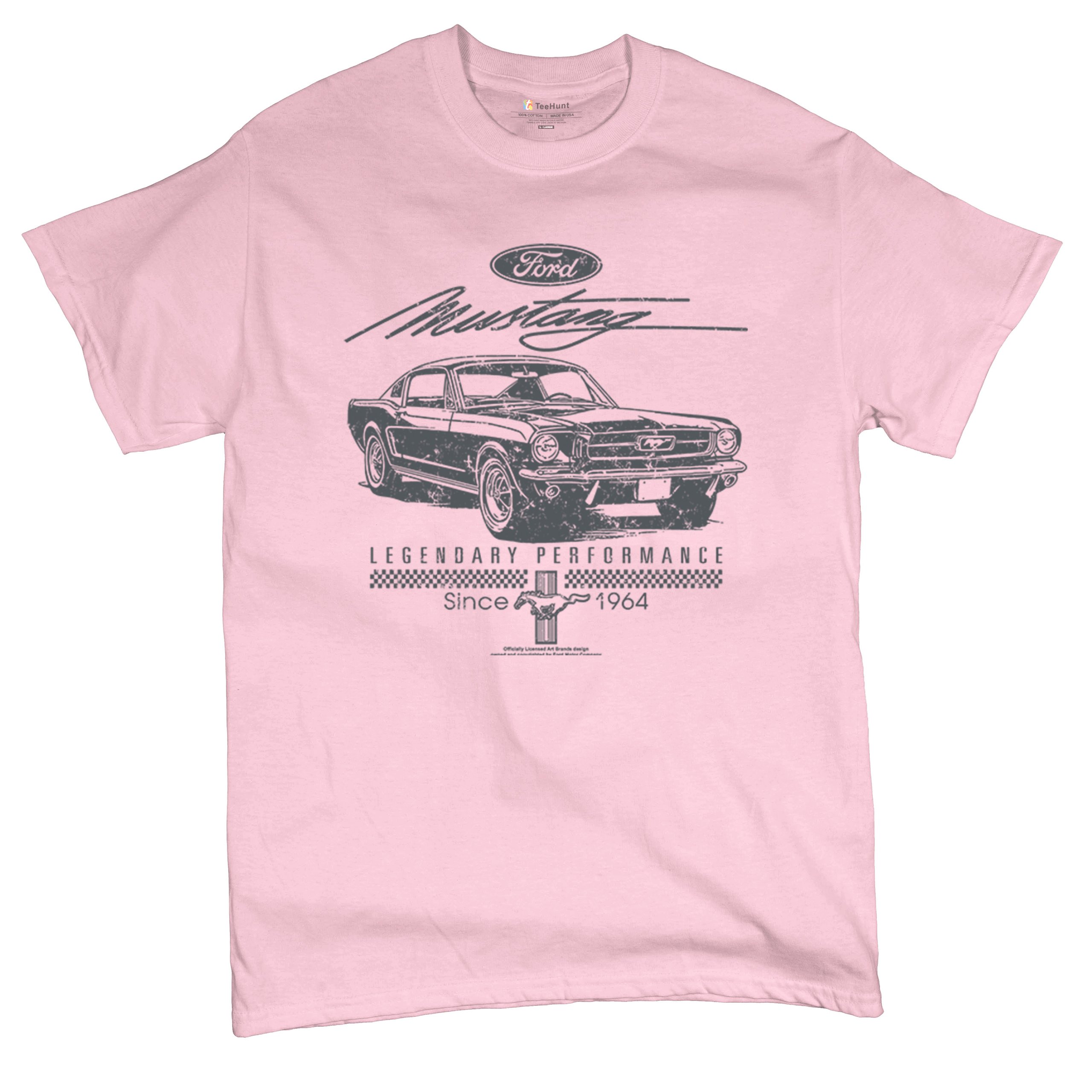 Mustang Legendary Performance Since Since 1964 T-shirt Ford Muscle Men's Tee - Picture 76 of 99