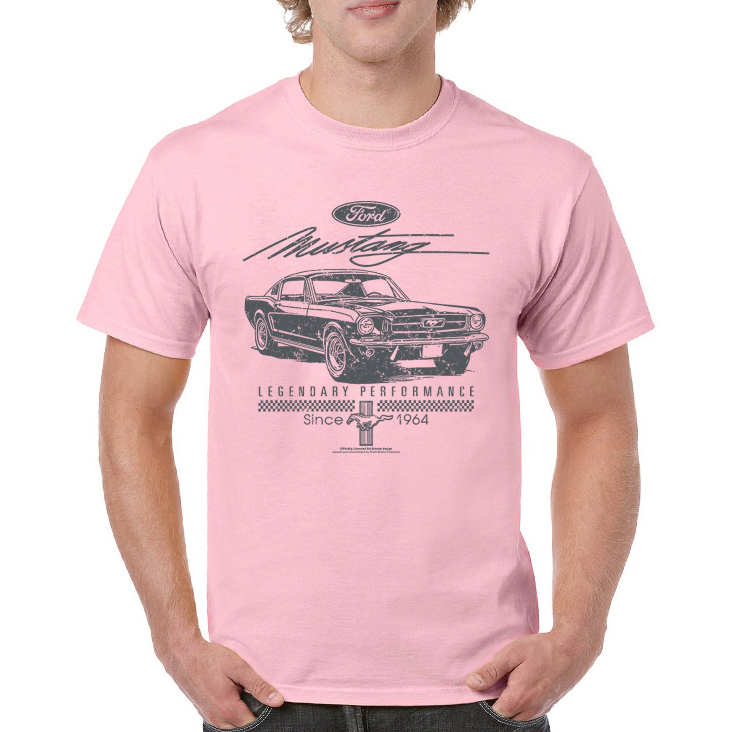 Mustang Legendary Performance Since Since 1964 T-shirt Ford Muscle Men's Tee - Picture 72 of 99