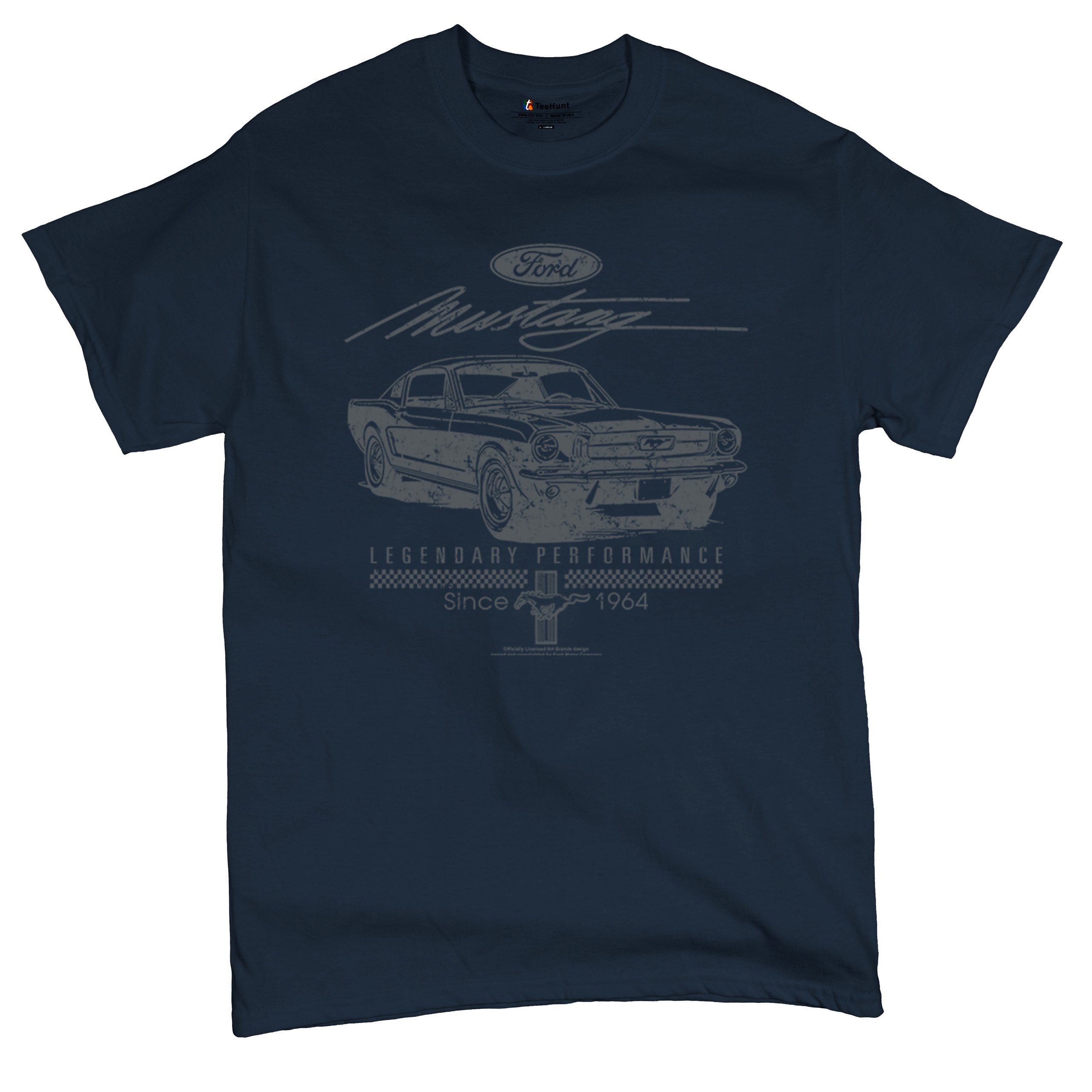 Mustang Legendary Performance Since Since 1964 T-shirt Ford Muscle Men's Tee - Picture 48 of 99