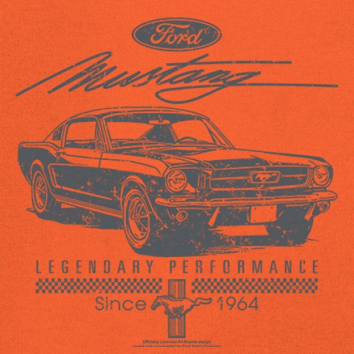 Mustang Legendary Performance Since Since 1964 T-shirt Ford Muscle Men's Tee - Picture 11 of 99