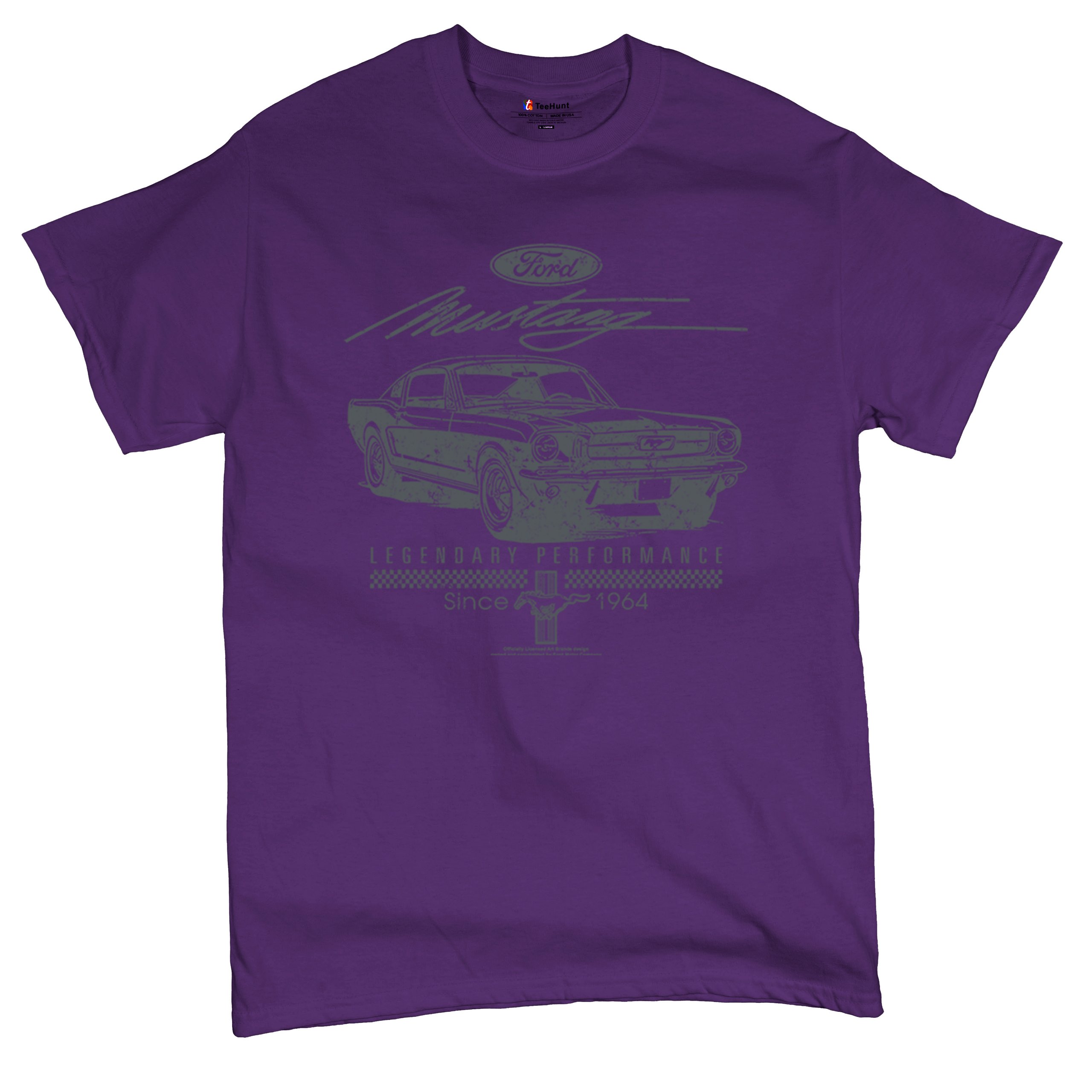 Mustang Legendary Performance Since Since 1964 T-shirt Ford Muscle Men's Tee - Picture 27 of 99