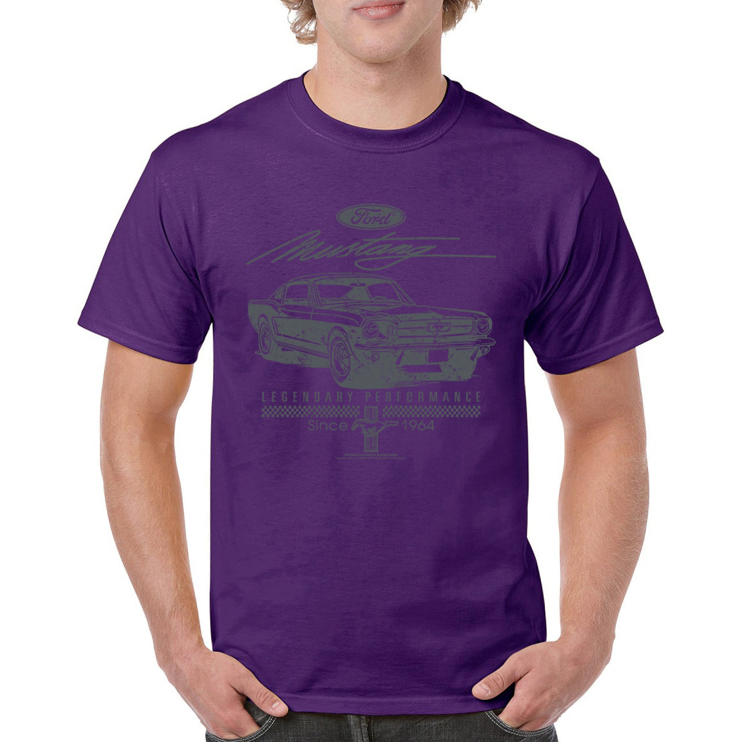 Mustang Legendary Performance Since Since 1964 T-shirt Ford Muscle Men's Tee - Picture 23 of 99