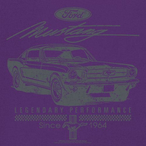 Mustang Legendary Performance Since Since 1964 T-shirt Ford Muscle Men's Tee - Picture 25 of 99