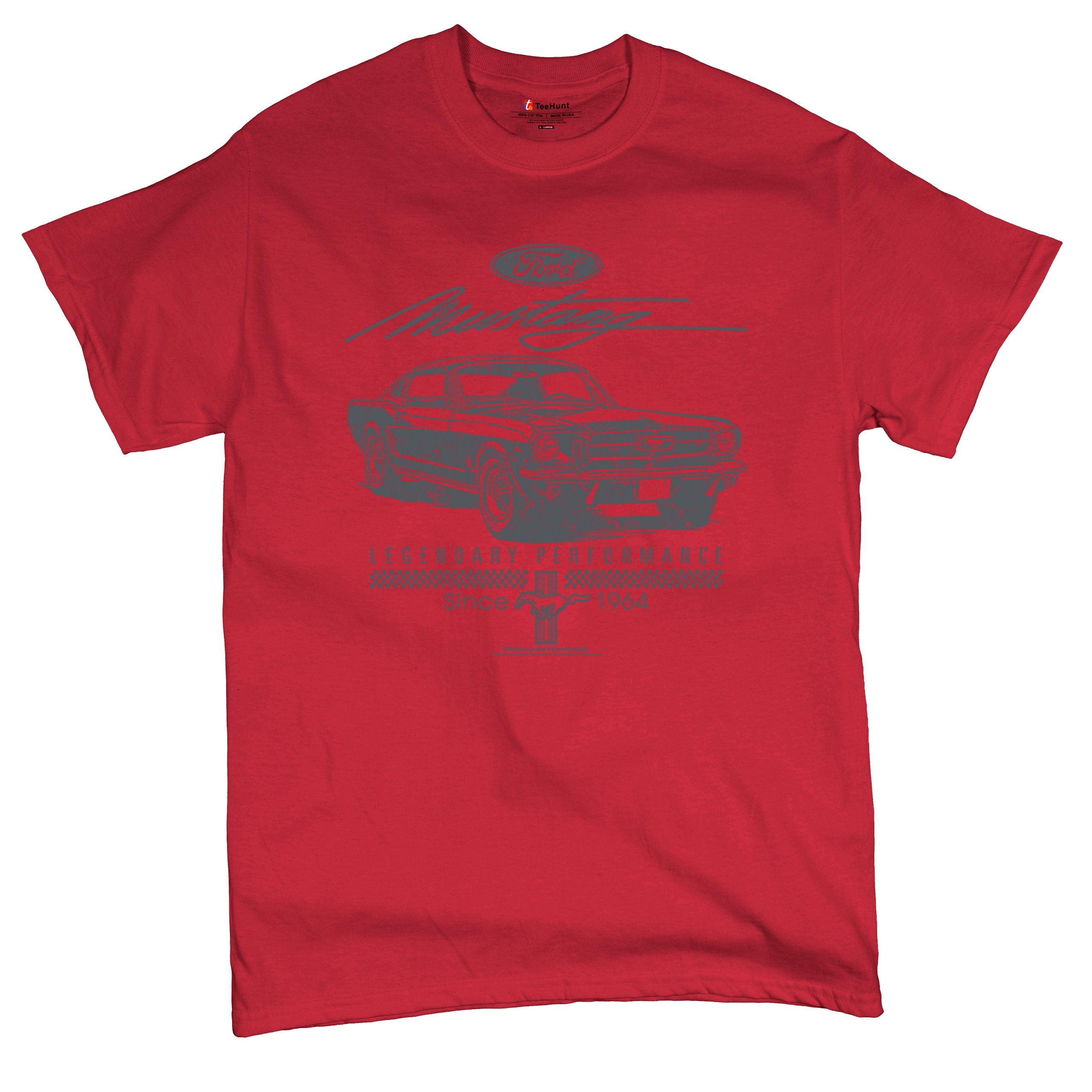 Mustang Legendary Performance Since Since 1964 T-shirt Ford Muscle Men's Tee - Picture 34 of 99