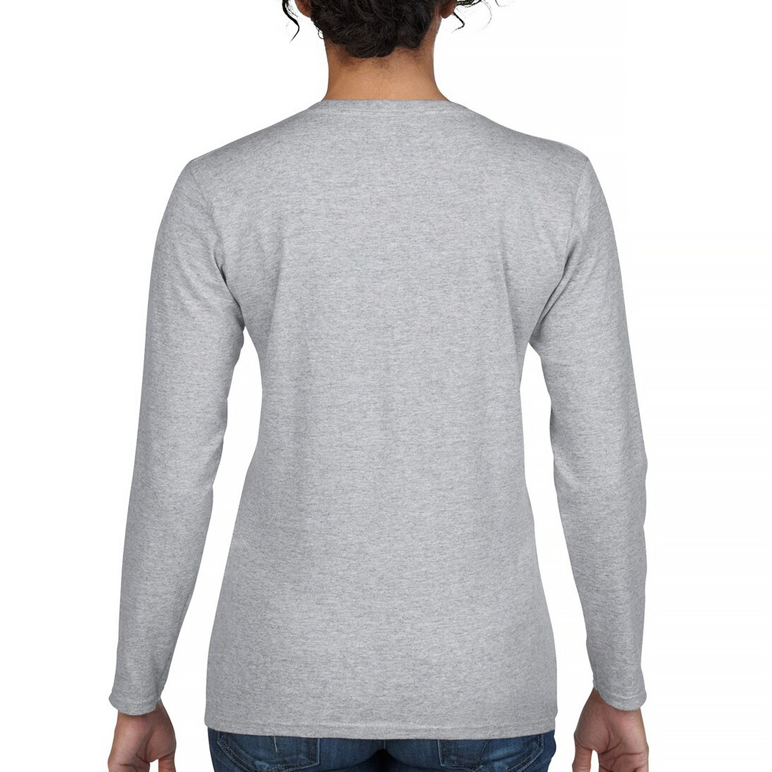 Wildlife Collage Women's Long Sleeve T-shirt Animal Nature Lovers Wolf Forest - Picture 10 of 50