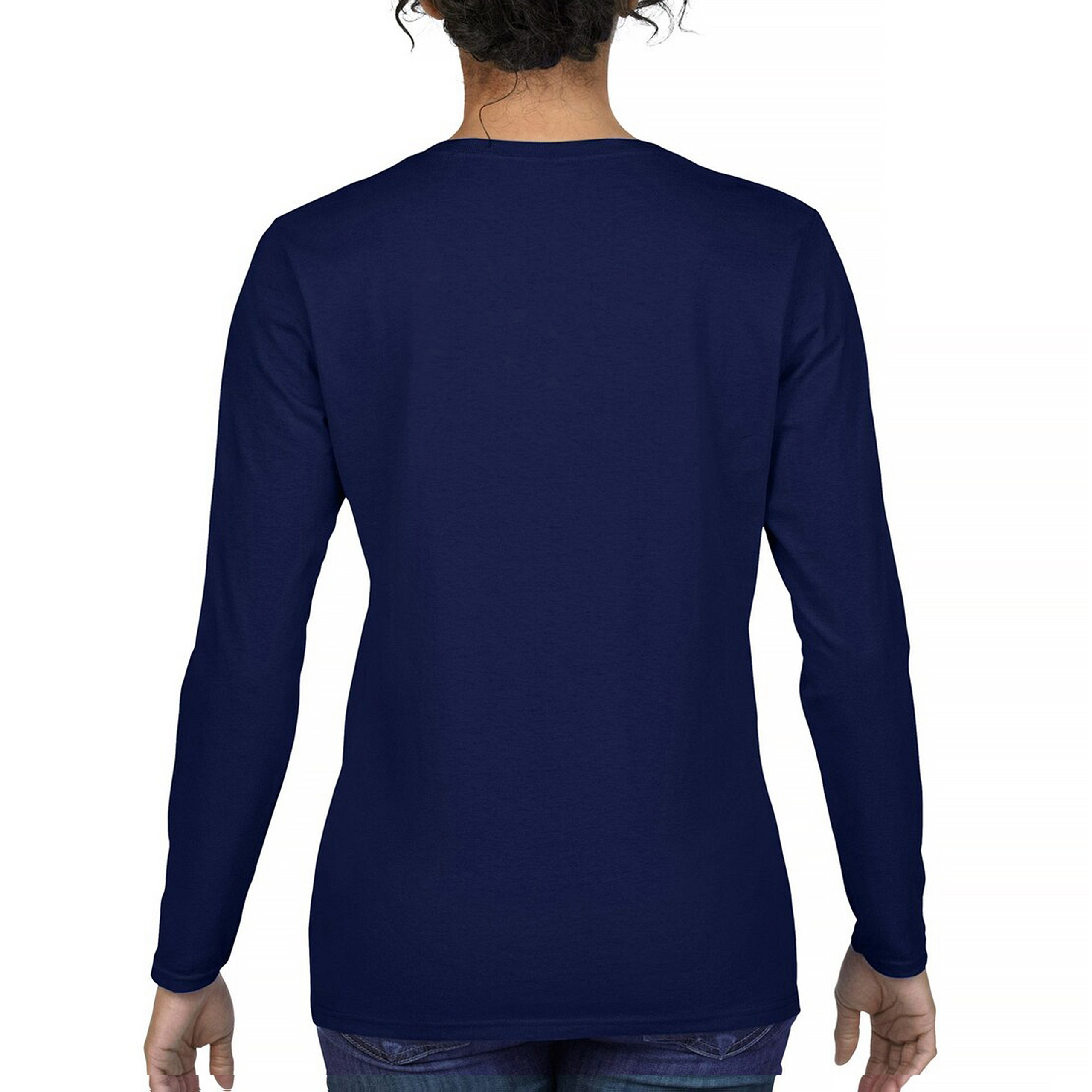 Wildlife Collage Women's Long Sleeve T-shirt Animal Nature Lovers Wolf Forest - Picture 31 of 50