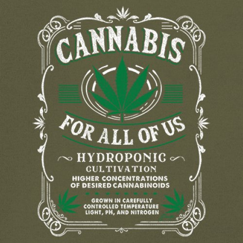 Cannabis For All Long Sleeve T-shirt Funny 420 Weed Pot Leaf Smoking Marijuana - Picture 39 of 57