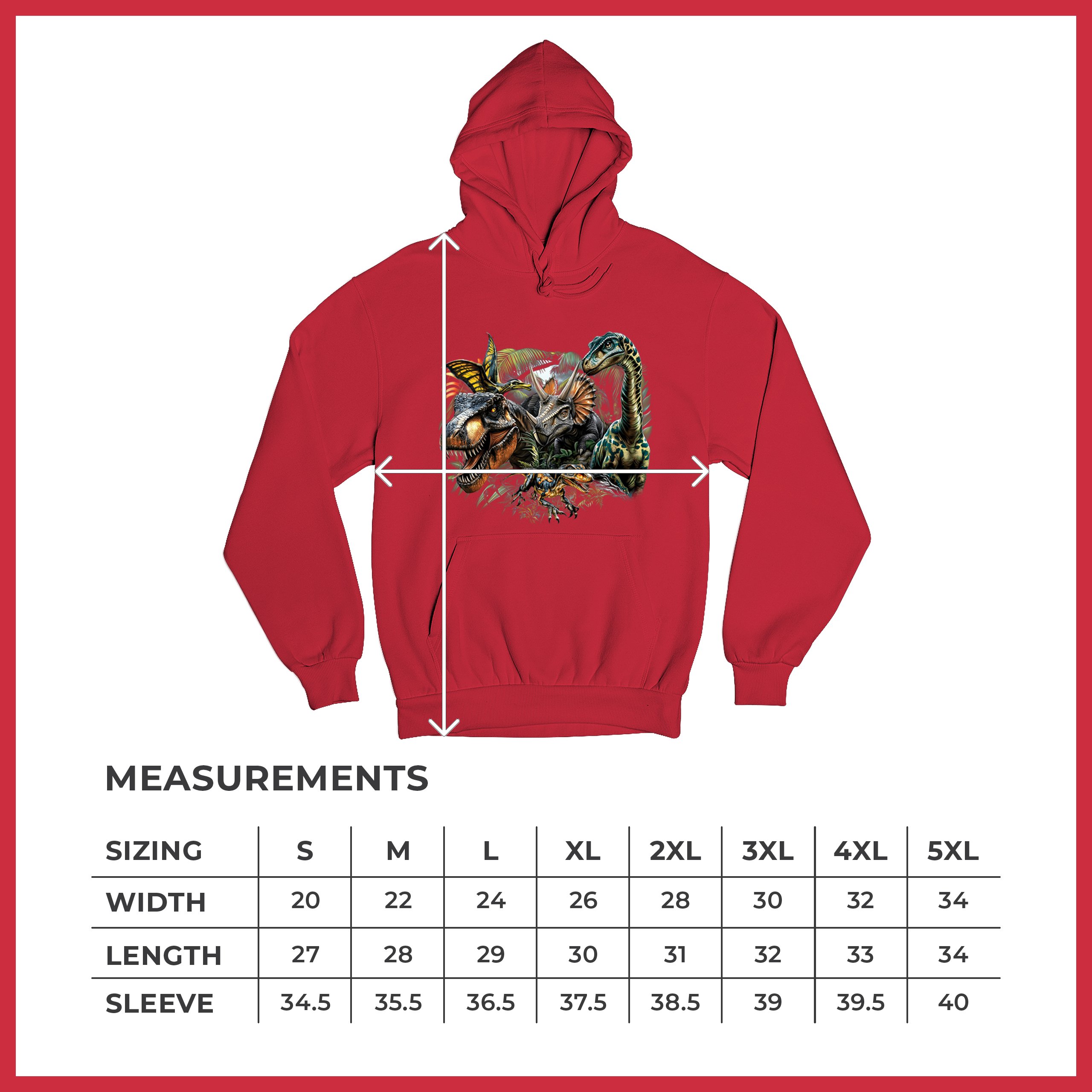 Dinosaur Jungle Sweatshirt T-Rex Triceratops Brachiosaurus Jurassic Hoodie - Picture 36 of 57
