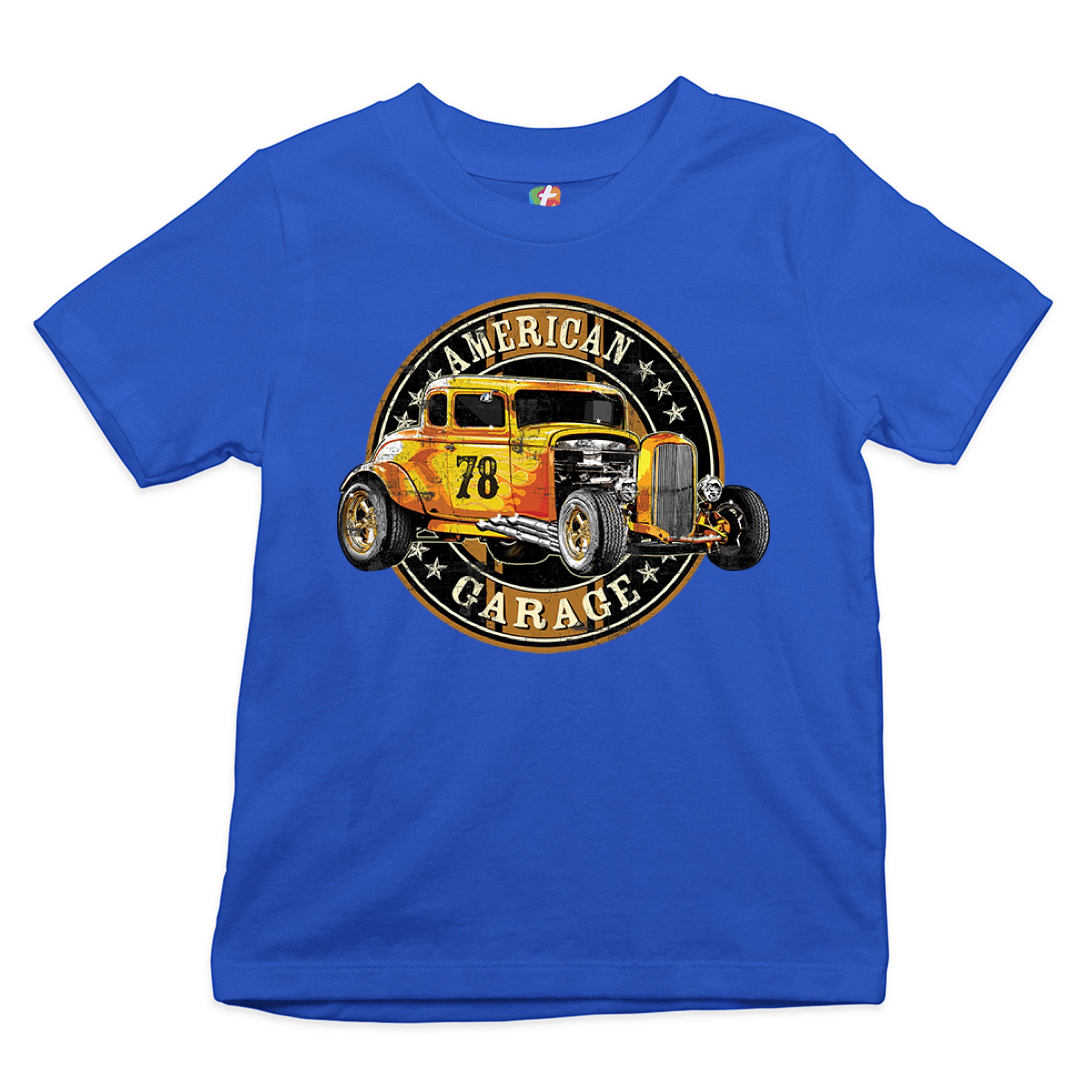American Garage Youth T-shirt Retro Hot Rod Vintage American Muscle Kids - Picture 22 of 29