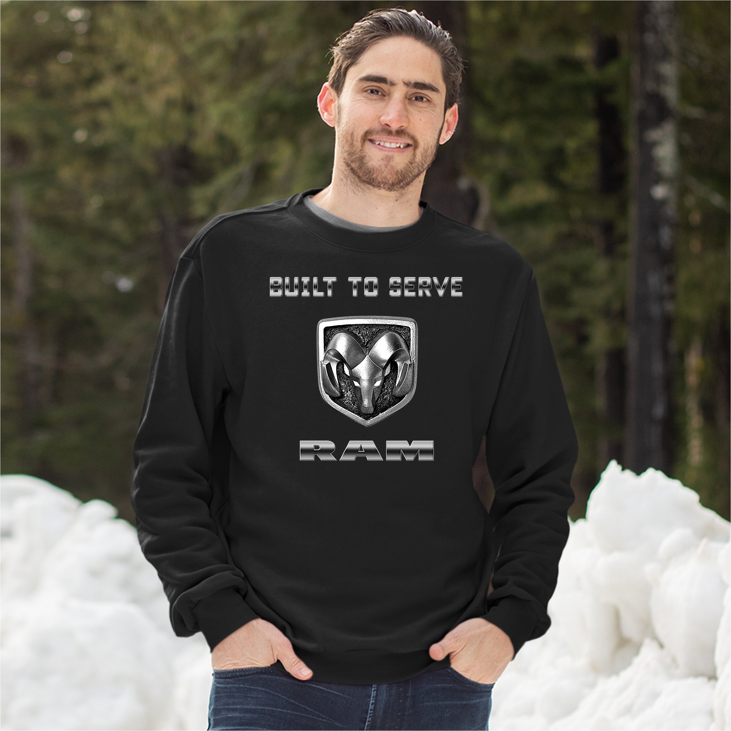 Толстовка Built to Serve RAM Лицензированная Guts and Glory RAM Trucks Crewneck