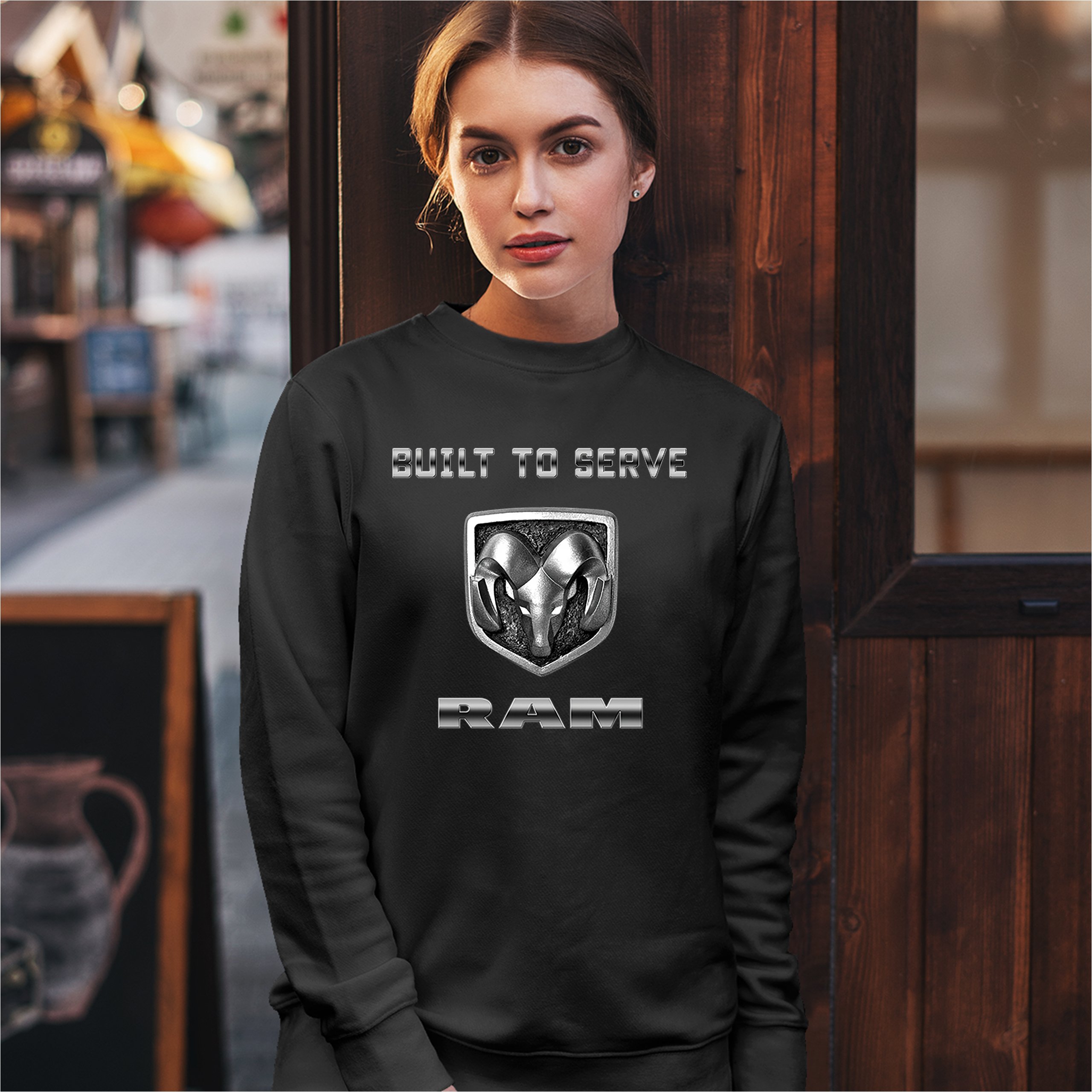 Толстовка Built to Serve RAM Лицензированная Guts and Glory RAM Trucks Crewneck